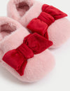 Kids' Bow Riptape Slippers (4 Small - 13 Small)