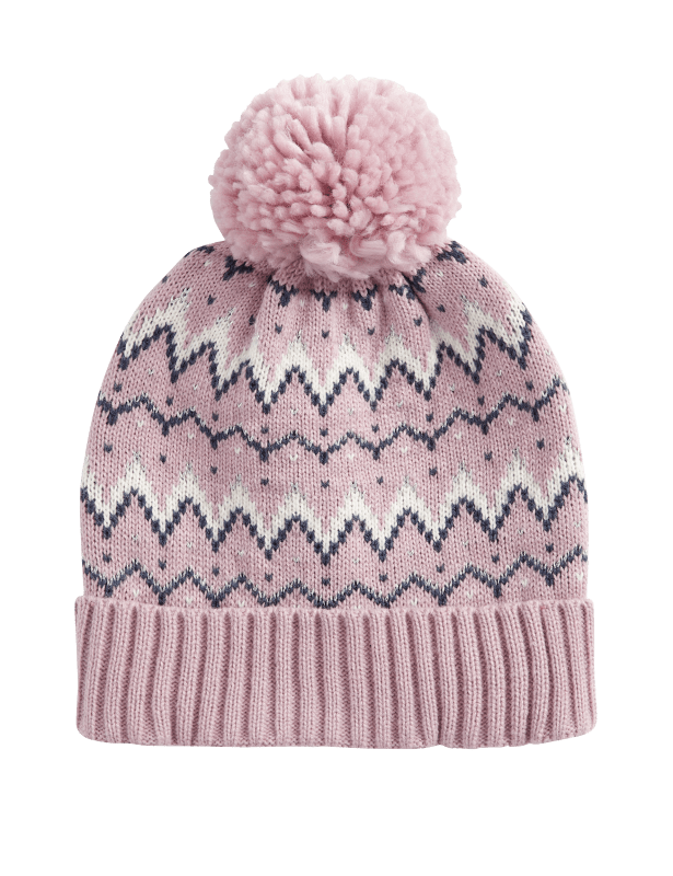 Kids' Fair Isle Winter Hat (1-13 Yrs)