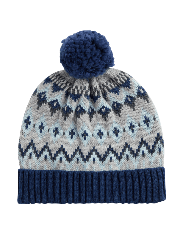 Kids' Fair Isle Winter Hat (1-13 Yrs)