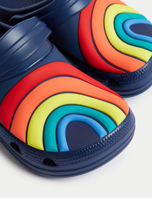 Kids' Rainbow Clogs (4 Small - 2 Large)