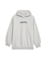 Cotton Rich Nope Slogan Hoodie (6-16 Yrs)