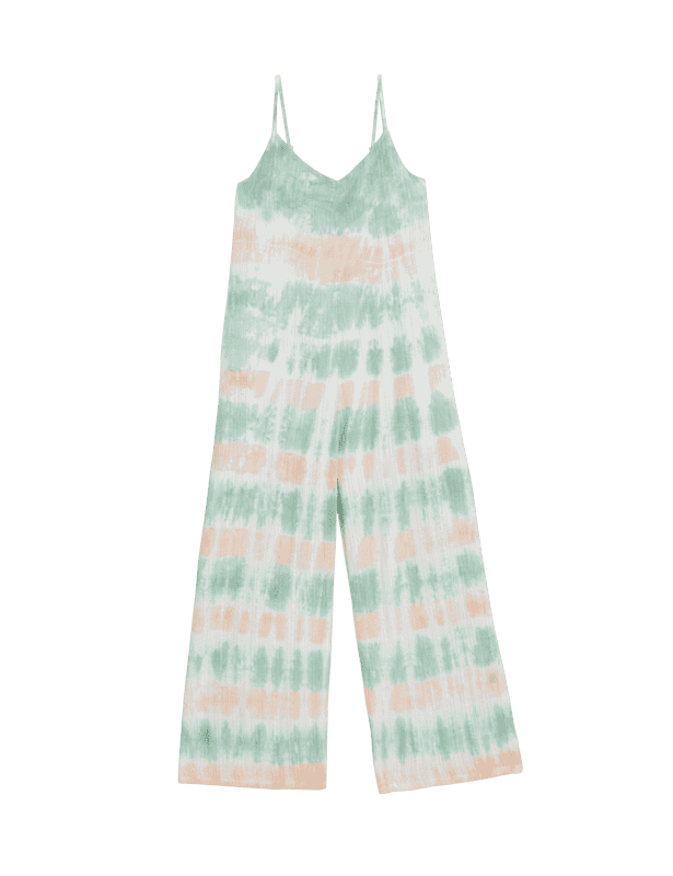 Pure Cotton Tie Dye Jumpsuit (6-16 Yrs)