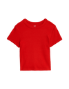 Cotton Rich Ribbed T-Shirt (6-16 Yrs)