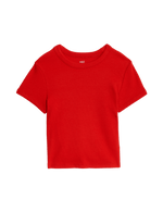 Cotton Rich Ribbed T-Shirt (6-16 Yrs)