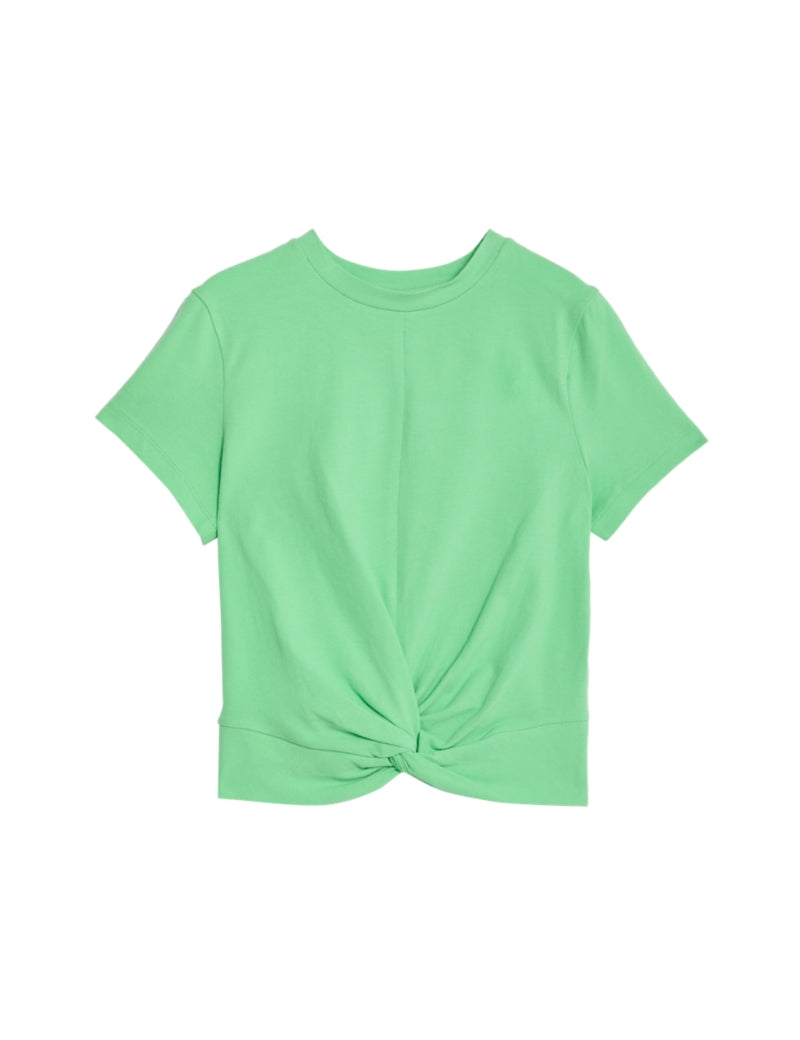 Cotton Rich Twist Front T-Shirt (6-16 Yrs)