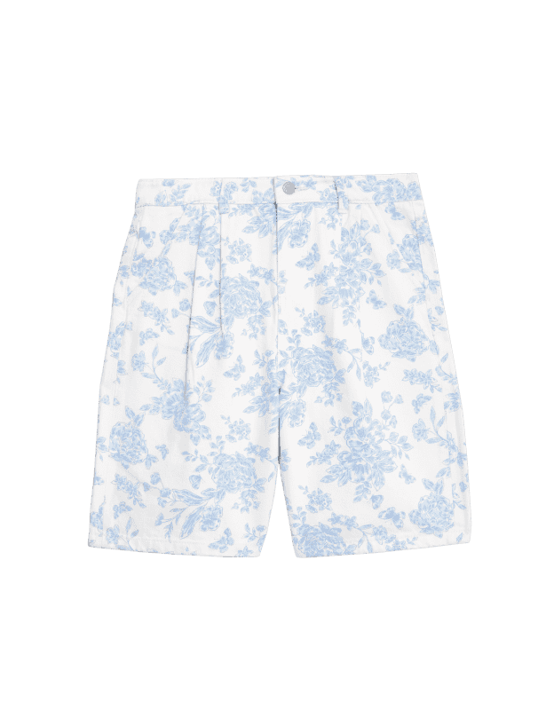 Denim Floral Shorts (6-16 Yrs)