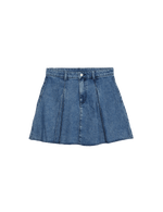 Denim Pleated Skirt (6-16 Yrs)