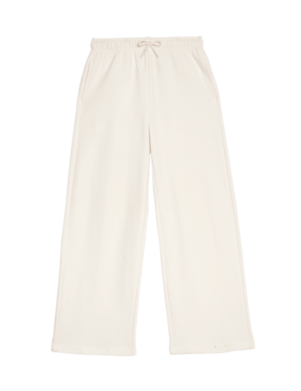 Wide Leg Cotton Rich Joggers (2-16 Yrs)