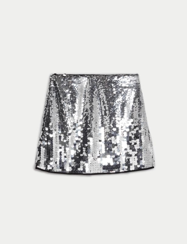 Mini Sequin Skirt (6-16 Yrs)