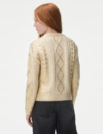 Foil Cable Knit Jumper (6-16 Yrs)