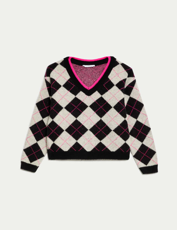 Argyle Jumper (6-16 Yrs)