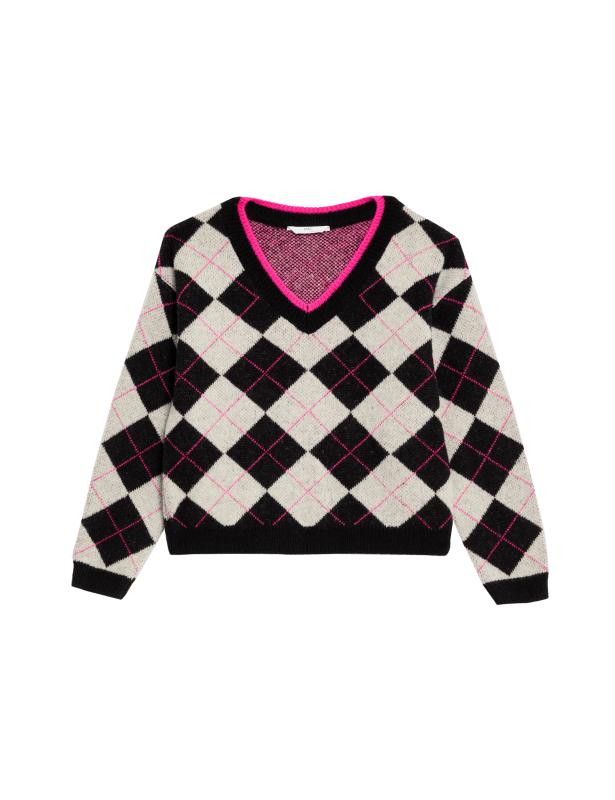 Argyle Jumper (6-16 Yrs)