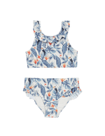 Printed Frill Detail Mini Me Bikini (6-16 Yrs)