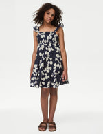 Pure Cotton Mini Me Printed Dress (6-16 Yrs)