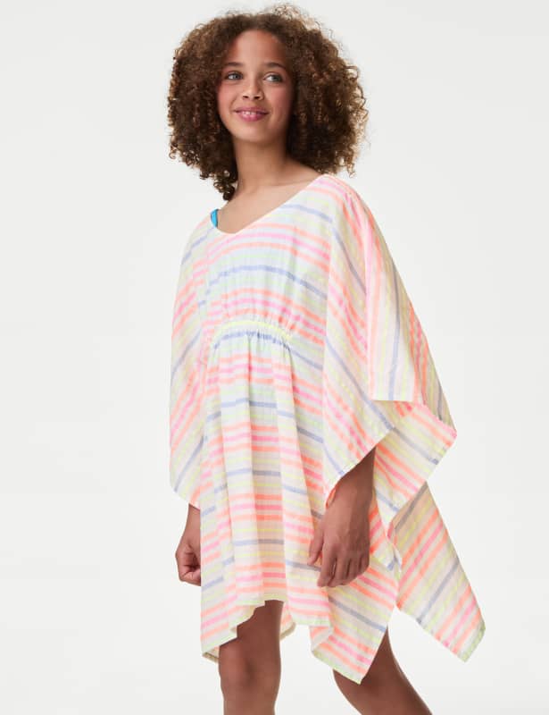 Cotton Rich Striped Kaftan (6-16 Yrs)