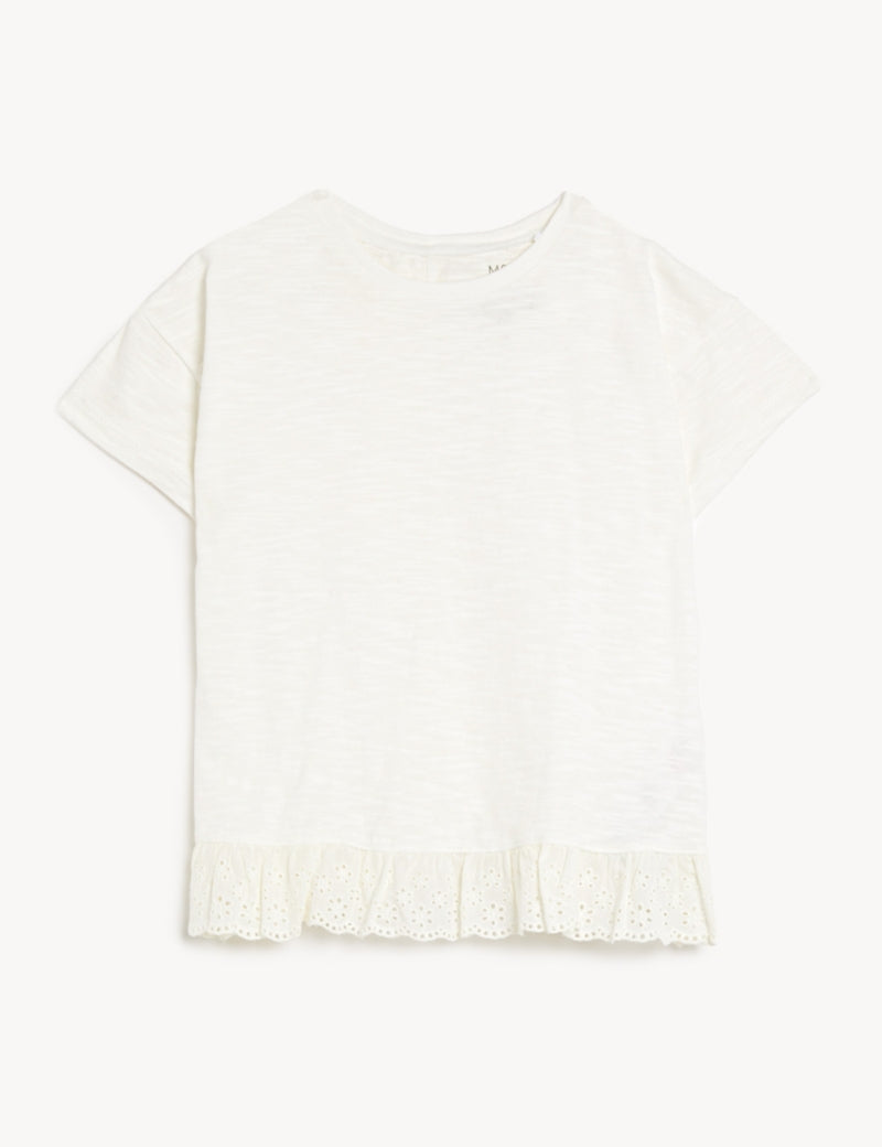 Pure Cotton Frill Top (2-8 Yrs)