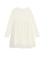 Cotton Rich Tulle Glitter Dress (1-8 Yrs)