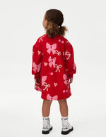 Cotton Rich Bow Print Dress (1-8 Yrs)