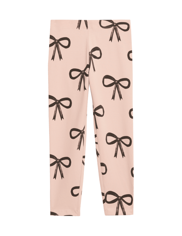 Cotton Rich Bow Leggings (2-8 Yrs)