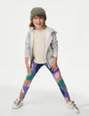 Cotton Rich Abstract Print Leggings (2-8 Yrs)