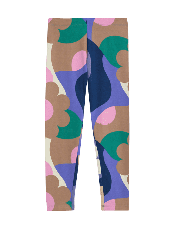 Cotton Rich Abstract Print Leggings (2-8 Yrs)