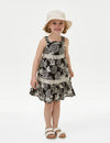 Pure Cotton Pineapple Print Dress (2-8 Yrs)