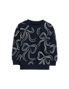 Cotton Rich Bow Print Sweatshirt (2-8 Yrs)