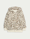 Cotton Rich Leopard Zip Hoodie (2-8 Yrs)