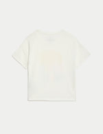 Pure Cotton Slogan T-Shirt (2-8 Yrs)