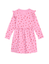 Pure Cotton Heart Frill Sleeve Dress (2-8 Yrs)