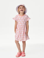 Pure Cotton Heart Print Dress (2-8 Yrs)