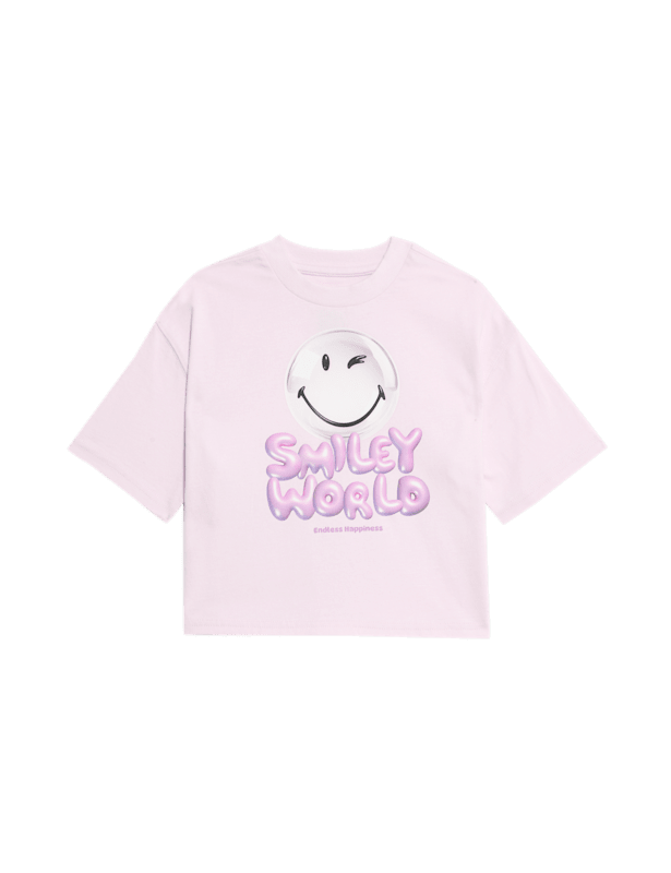 Pure Cotton Smiley World™ T-Shirt (2-8 Yrs)