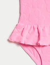 Floral Textured Frill Swimsuit (2-8 Yrs)