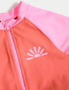 Colourblock Long Sleeve All In One Swimsuit (2-8 Yrs)