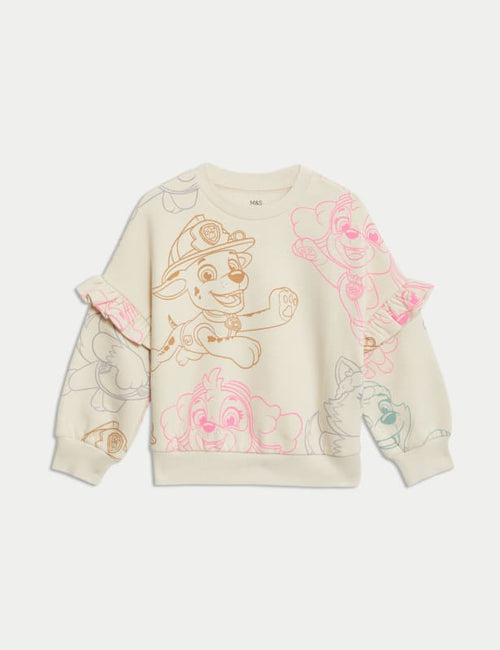 Cotton Rich PAW Patrol™ Sweatshirt (2-8 Yrs)