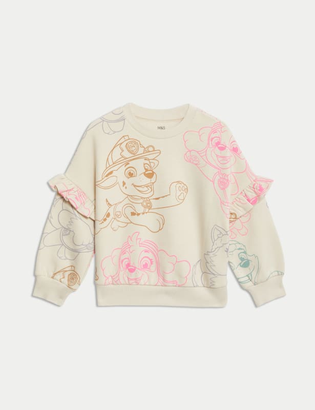 Cotton Rich PAW Patrol™ Sweatshirt (2-8 Yrs)