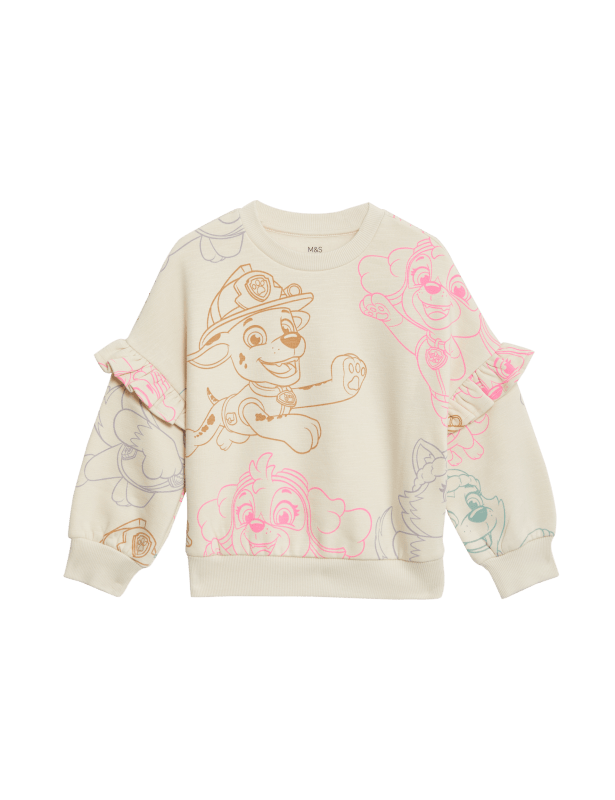 Cotton Rich PAW Patrol™ Sweatshirt (2-8 Yrs)