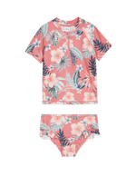 2pc Tropical Floral Rash Vest Set (2-8 Yrs)