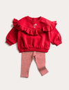 2pc Cotton Rich Christmas Outfit (0-3 Yrs)