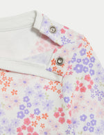 Pure Cotton Floral Dress (0-3 Yrs)