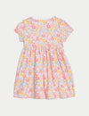 Pure Cotton Ditsy Floral Dress (0-3 Yrs)