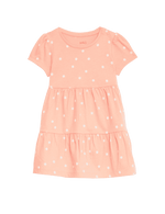 Pure Cotton Spot Dress (0-3 Yrs)