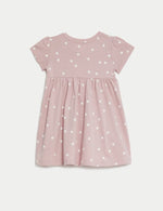 Pure Cotton Spot Dress (0-3 Yrs)