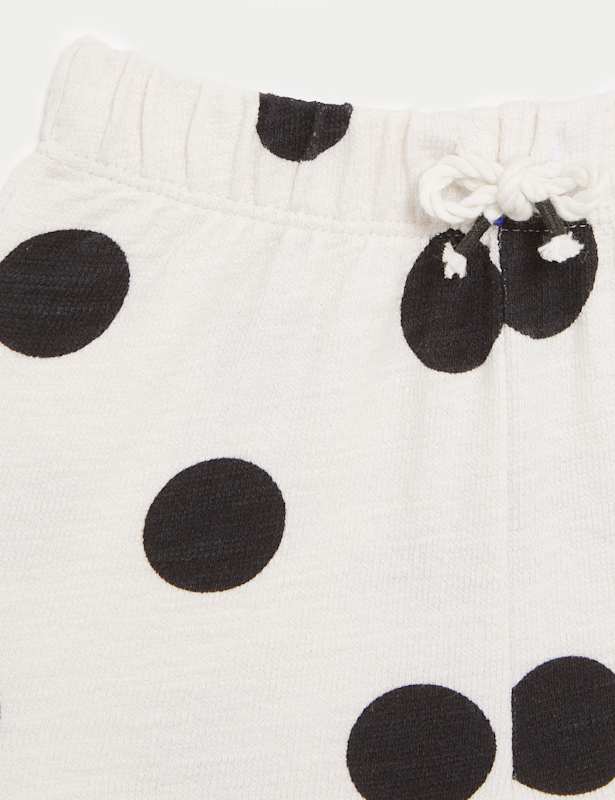 2pc Pure Cotton Spot Shorts & T-Shirt Set (0-3 Yrs)
