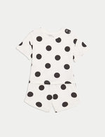 2pc Pure Cotton Spot Shorts & T-Shirt Set (0-3 Yrs)