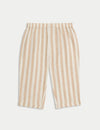 Cotton Rich Striped Trousers (0-3 Yrs)
