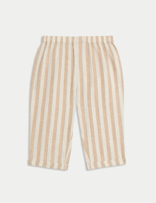Cotton Rich Striped Trousers (0-3 Yrs)