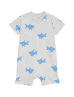 Pure Cotton Shark Romper (0-3 Yrs)