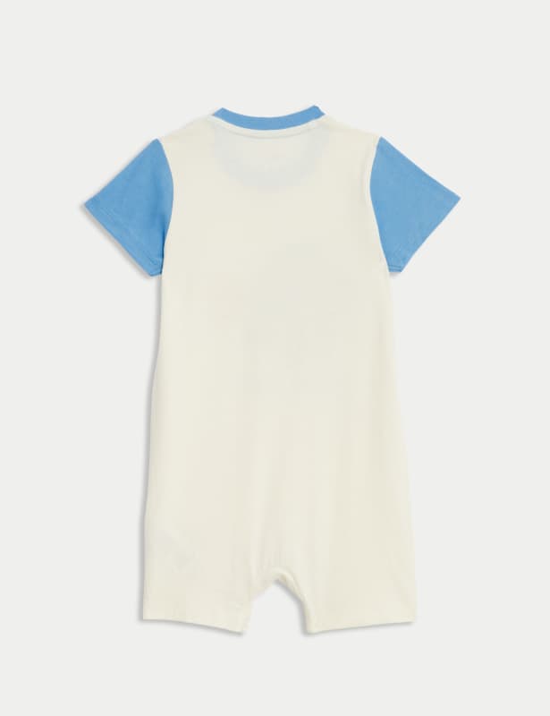 Pure Cotton Fish Graphic Romper (0-3 Yrs)