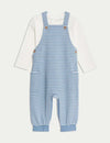 2pc Pure Cotton Striped Outfit (0-3 Yrs)